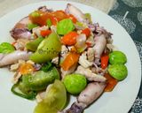 Foto langkah ke 6 dari resep Tumis Cumi Tempe.