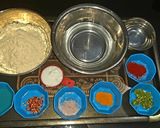 A picture of step 1 of Cluster(guvara) beans dhokli curry.