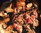 Foto del paso 3 de la receta: Carne con portobello y calabazas asados. 100% libre de grasa