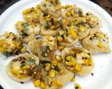 A picture of step 7 of Cheesy corn garlic bread.