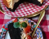 Foto langkah ke 8 dari resep Brownie Burnt Cheese Cake.