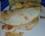 A picture of step 5 of Roti tortilla.