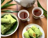 Foto langkah ke 4 dari resep Dadar Gulung pandan daun suji.
