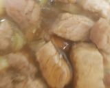 A picture of step 4 of My Ginger and Pork Noodles 😘.