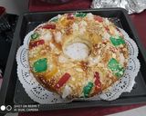 A picture of step 5 of Roscón de Reyes in a Bread Machine.