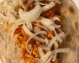 A picture of step 7 of Paneer Frankie.