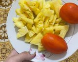 Hình bước làm 1 của món Bề Bề Xào Dứa