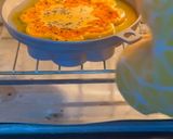 Gambar langkah 3 resipi Kuih bakar labu kuning.