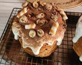 Foto del paso 14 de la receta: 🎅🏻Pan dulce 🎅🏻2 propuestas: Avellanas y chocolate - Pasas al ron, almendras y nueces🎅🏻Suave y esponjoso