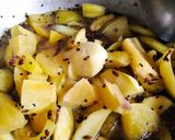 A picture of step 2 of Raw mango chutney.