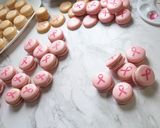 Une image de l'étape 21 de Macarons à la framboise (avec ganache fondante).