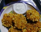 A picture of step 3 of Sabudana Vada.