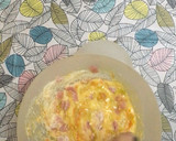 Foto del paso 3 de la receta: Pastel de hojaldre con jamón york, queso y tomatitos cherry para niños 👦🏻👶🏼