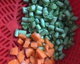 Hình bước làm 1 của món Cơm chiên thập cẩm