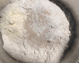 A picture of step 1 of Turkish flat bread(Bazlama).
