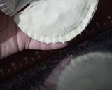 A picture of step 2 of D shape samosa.