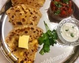 A picture of step 4 of Whole wheat Paneer stuffed Parathas.