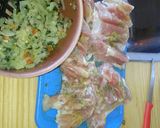 Foto del paso 1 de la receta: Pollo relleno Acompañado con salsa blanca y fideos