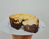 Foto del paso 4 de la receta: Postre tipo cheesecake bicolor 🍫