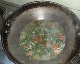 A picture of step 4 of Spinach Soup.