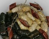 Pas rețetă Sarmale cu carne de pui în foi de varză și viță de vie 2 fotografie