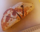 A picture of step 7 of Cheeseburger Quesadillas.