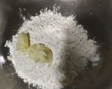 A picture of step 1 of Sweet Satta Devda Sugar coated flaky pastry.