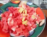 Foto langkah ke 1 dari resep Rujak buah cacah sederhana 😍🥰.
