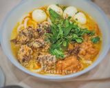 Hình bước làm 3 của món Bánh canh mọc chả cá thu