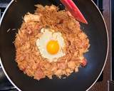 Egg fried rice with ham recipe step 3 photo