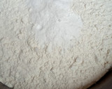A picture of step 1 of Chapati and cabbage sauce.