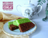 Foto langkah ke 9 dari resep Bolu Kukus Lapis Pandan Coklat.
