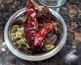 A picture of step 1 of Amritsari chole.