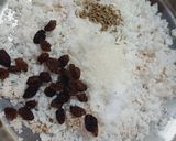 A picture of step 1 of Sabudana Pattice.