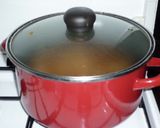 Sertéspörkölt vörösborral recept fázis 6 fotója