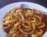 Foto langkah ke 8 dari resep Cumi saos padang.