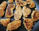 Une image de l'étape 5 de Burger au filet de poulet pané maison.