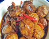 Foto langkah ke 10 dari resep Bola Daging isi Telur Puyuh Pedas Manis.