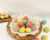 Foto langkah ke 8 dari resep Onde-onde pelangi mini.