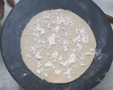 A picture of step 6 of Shankh/ conch shaped layered paratha.
