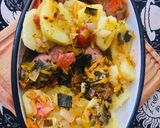 Foto del paso 8 de la receta: CHORIZOS DE CERDO (rellenos de morrón🫑🌶 y provolone🧀) AL VERMOUTH 🥓🥘🥓