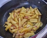 A picture of step 1 of Onion potato chips stir fry shak.