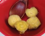 Hình bước làm 1 của món Trân châu khoai lang