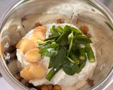 A picture of step 3 of Protein Power Chickpea Appes with Coconut Peanut Chutney (Kala chana breakfast).