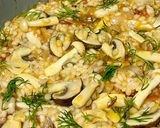 รูปขั้นตอนการทำที่ 3 ของ Risotto เห็ดและปู
