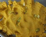 A picture of step 2 of Kesar Pistachio Mawa Modak.