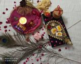 A picture of step 1 of Raksha Bandhan Steam Sandesh.