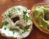A picture of step 3 of Bagel brunch.