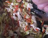 A picture of step 8 of Chicken Spring Roll.