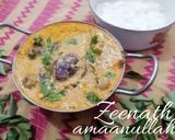 A picture of step 4 of Dahi Baghare Baingan.
